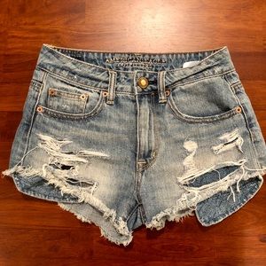American eagle high waisted shorts